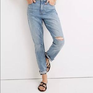 Madewell Ripped Mom Jeans